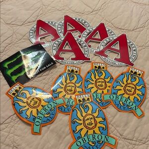 Collectible sticker bundle lot Monster,Oberon,Avery Brewing lot of 11